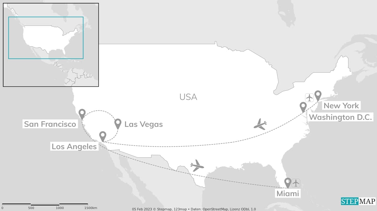 USA Bucketlist: Vom Big Apple zur Golden Gate Bridge!