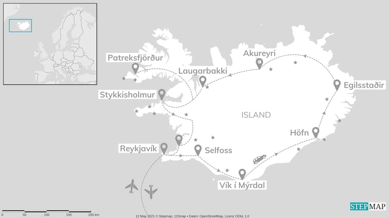 Island Abenteuer intensiv: Von Vulkankratern & wilden Fjorden