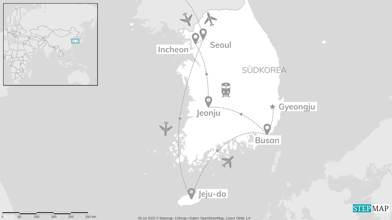 Südkorea Bucketlist: Skylines, Tempel & Inselabenteuer