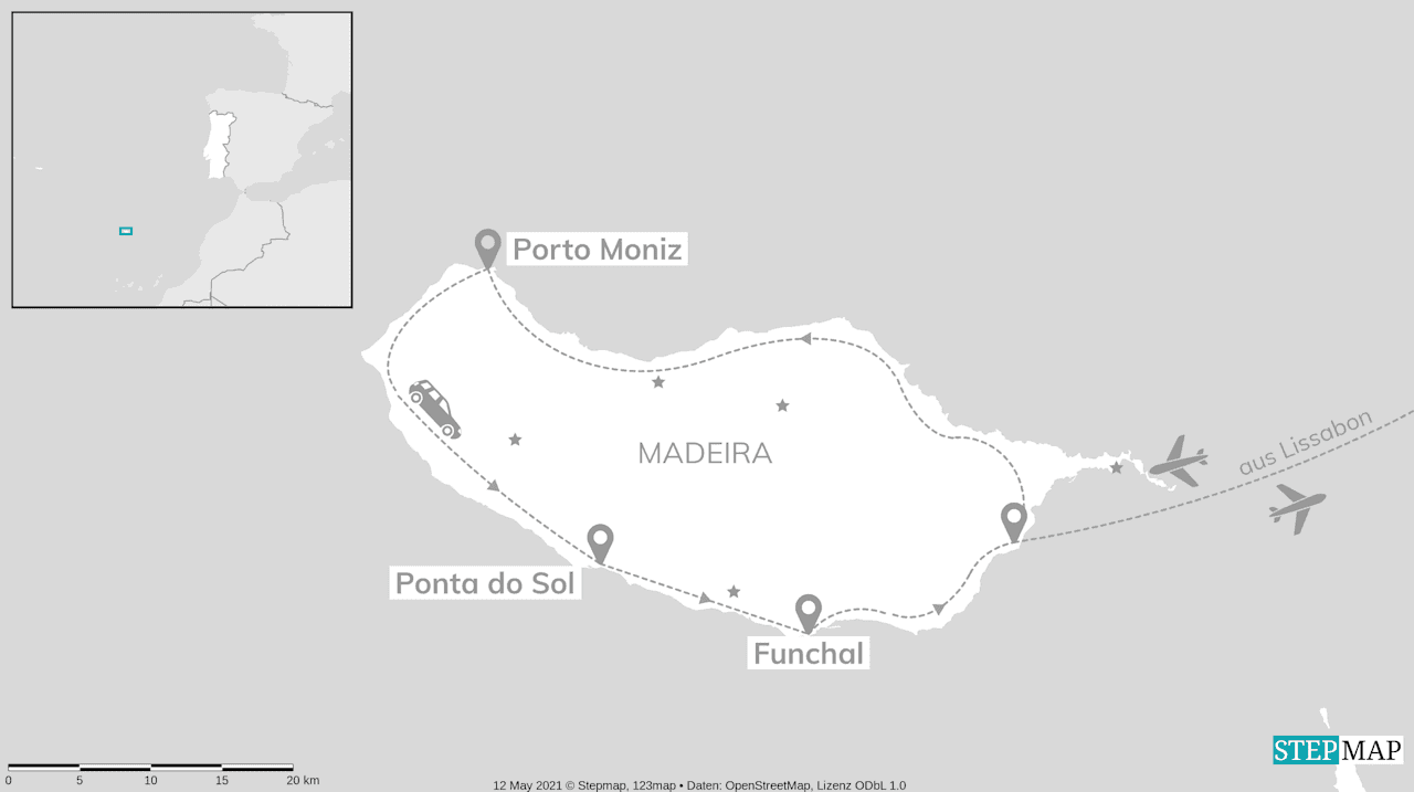 Lissabon & Madeira: City Break trifft Insel Roadtrip