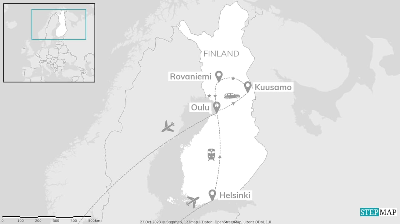 Finland road trip: The northern lights in a glass villa