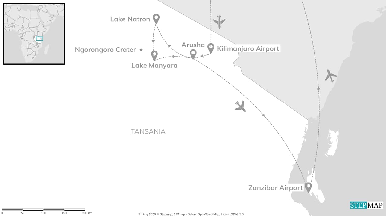 Tansania & Sansibar: Glamping unter den Big Five