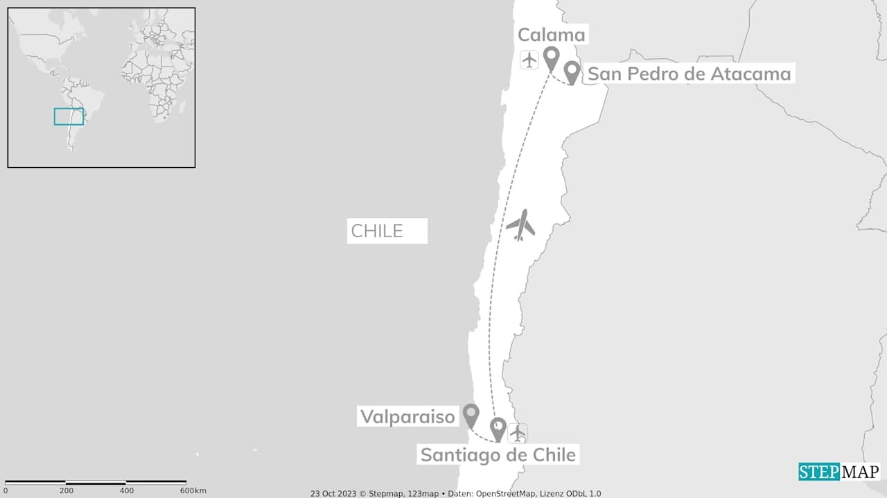 Abenteuer Chile: Colorful Cities & Endless Atacama