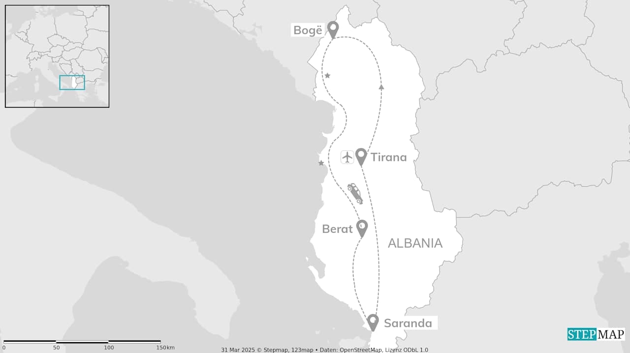 Albania road trip: Canyons, cliffs and crystal waters