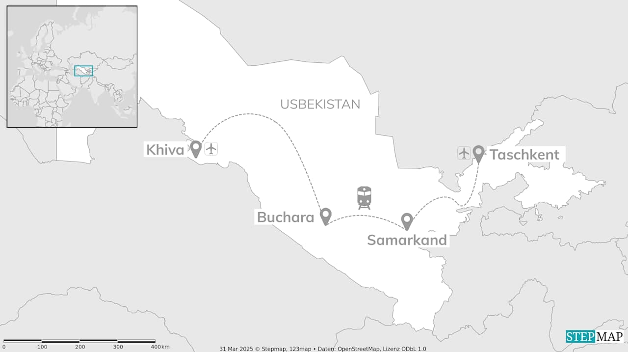 Usbekistan in Style: Silk Road to 1001 Nights