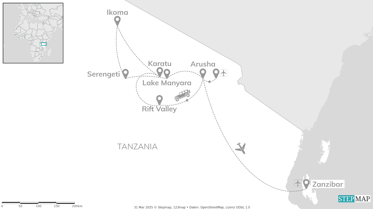 Tanzania: Serengeti, safari, Zanzibar!