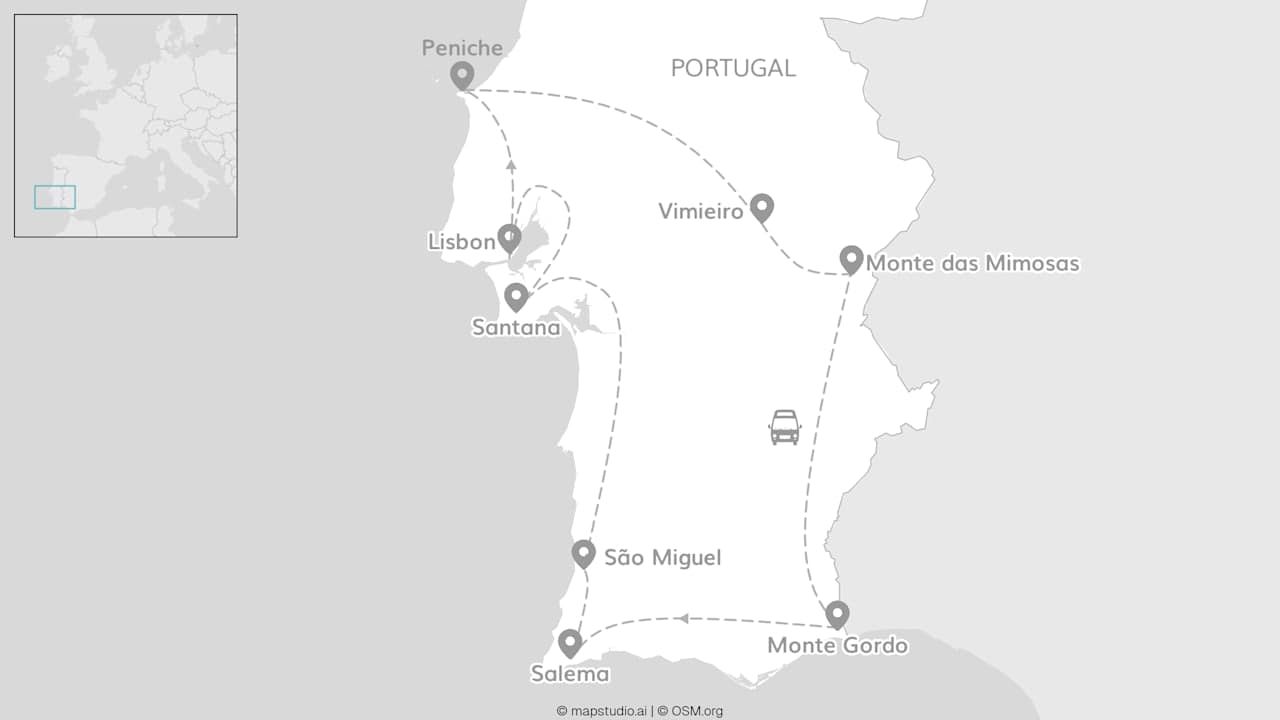 Portugal van life: Coastlines and countrysides