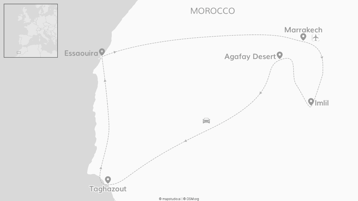 Morocco road trip: Souks, surf and desert glamping