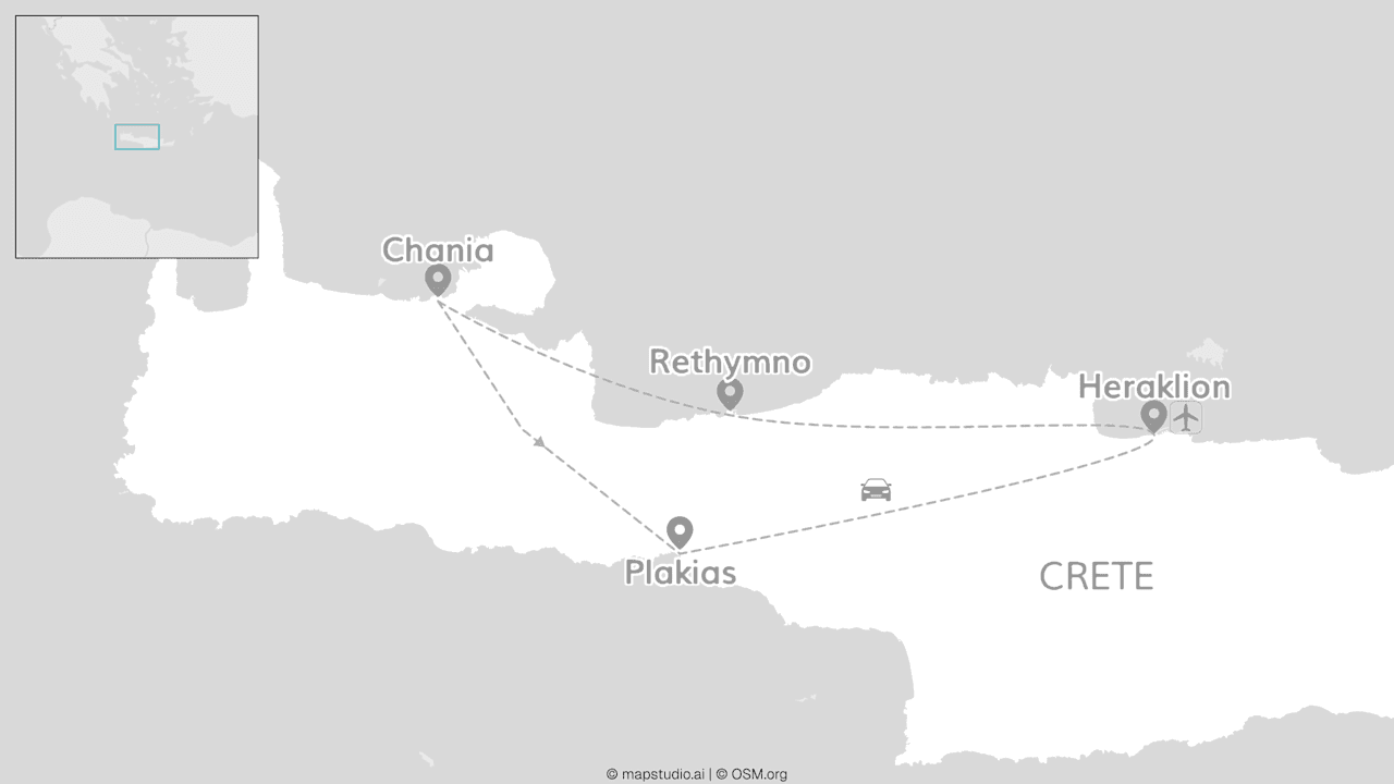 Crete road trip: Wild gorges and green oases