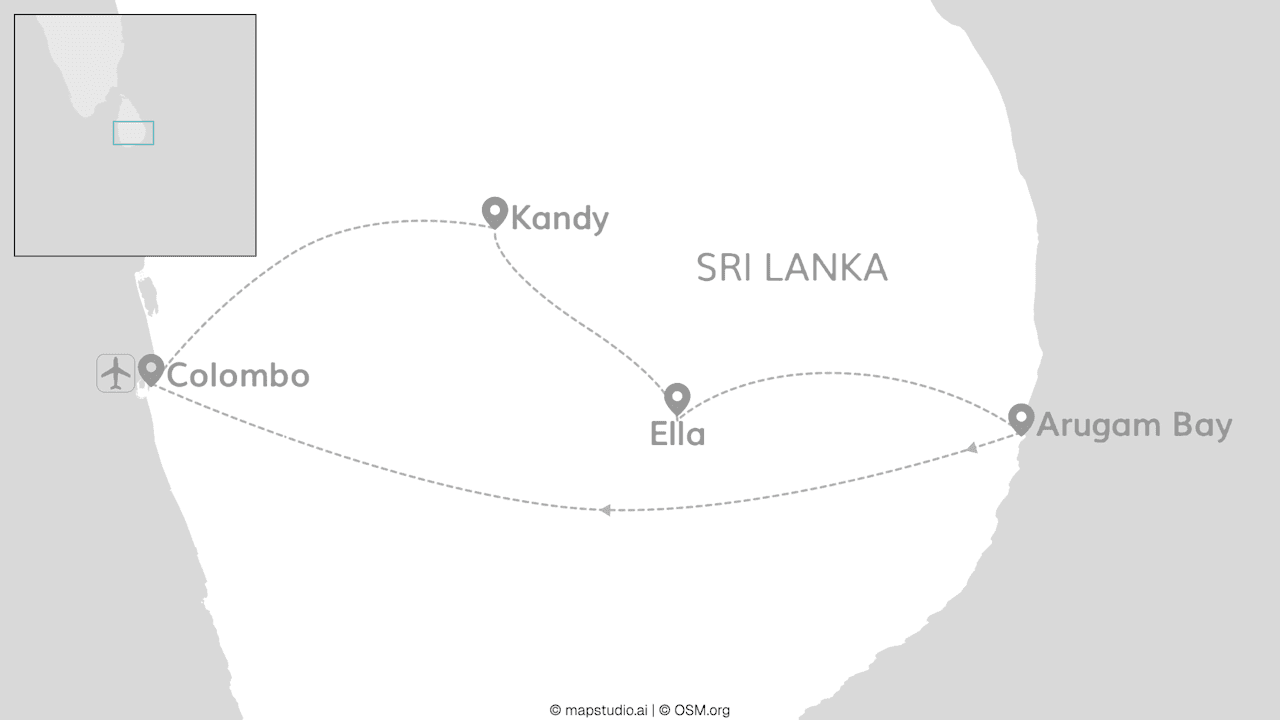 Sri Lankas Osten: Von Highland Highs zur Hidden Coast