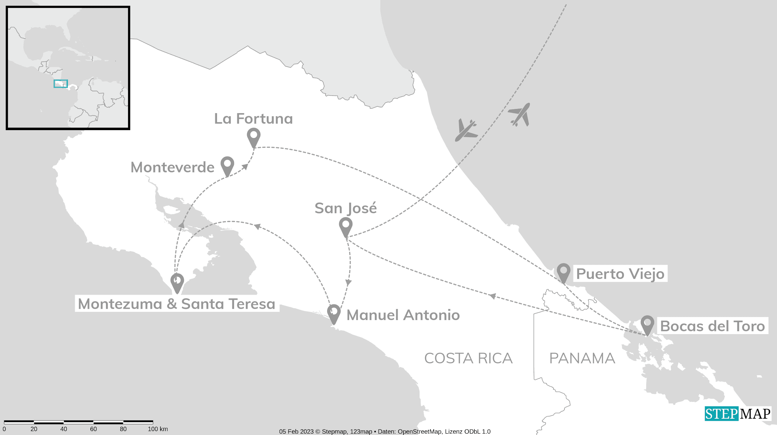 Costa Rica & Panama: Tukan trifft Traumstrand